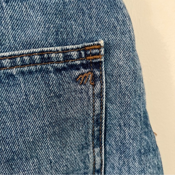 Madewell Rigid Denim A-Line Skirt Size 26 - Picture 8 of 11